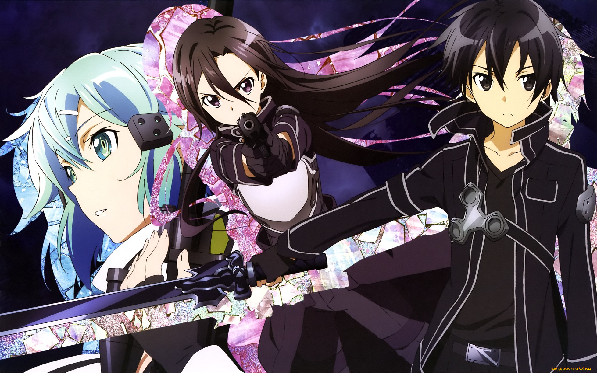 , sword art online, , , 